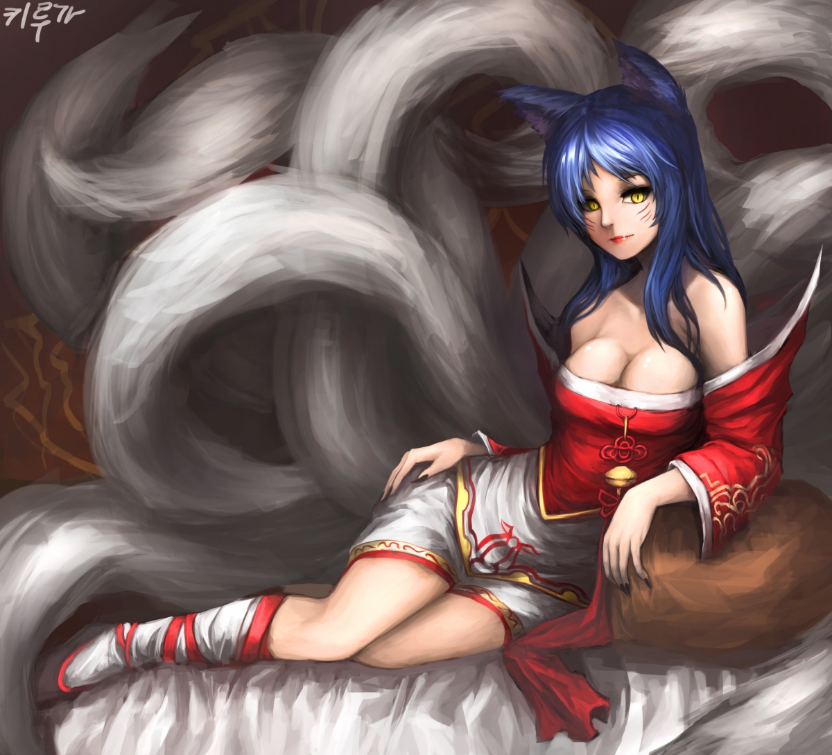 lol League of Legends Arihara painting wallpaper