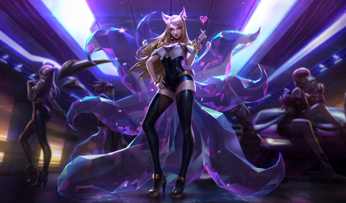 LOL League of Legends Ari KDA Girl Group