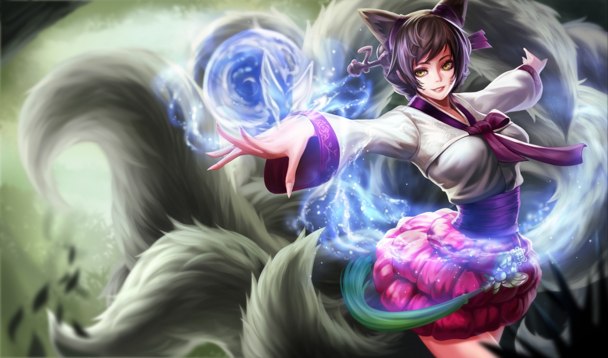lol league of legends, girl tail, 4