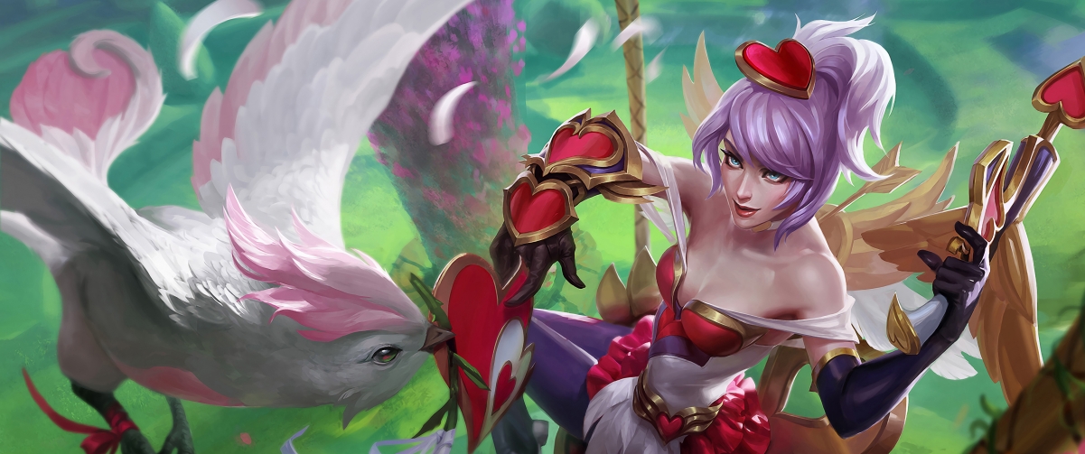 LOL Heart Seeking Wings 3440x1440 Wall
