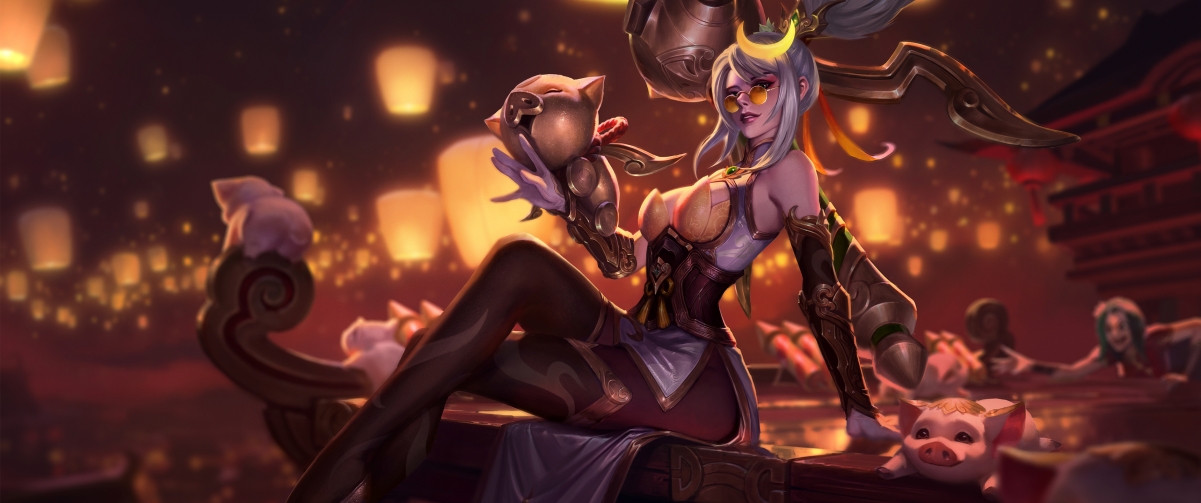 LOL Flame Beauty Vayne 3440x14