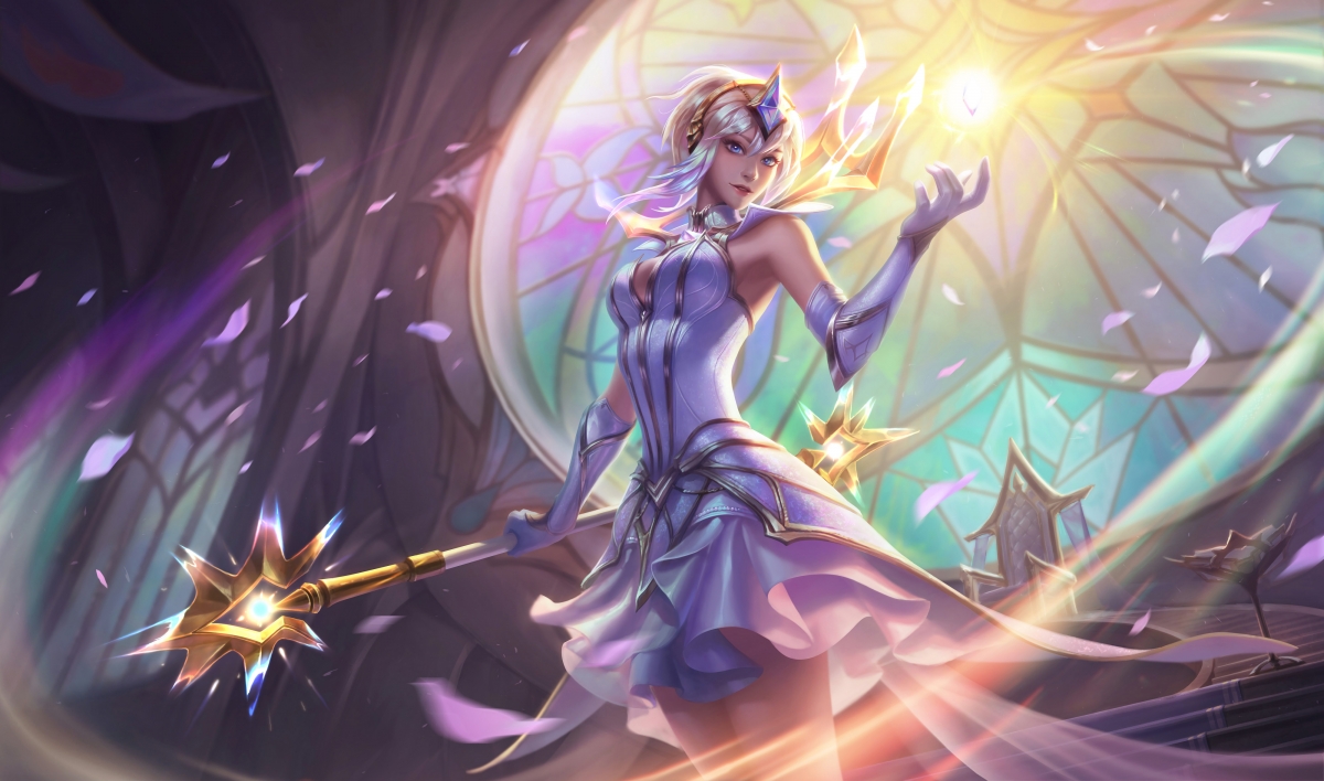 lol lux ultimate skin 4k wallpaper