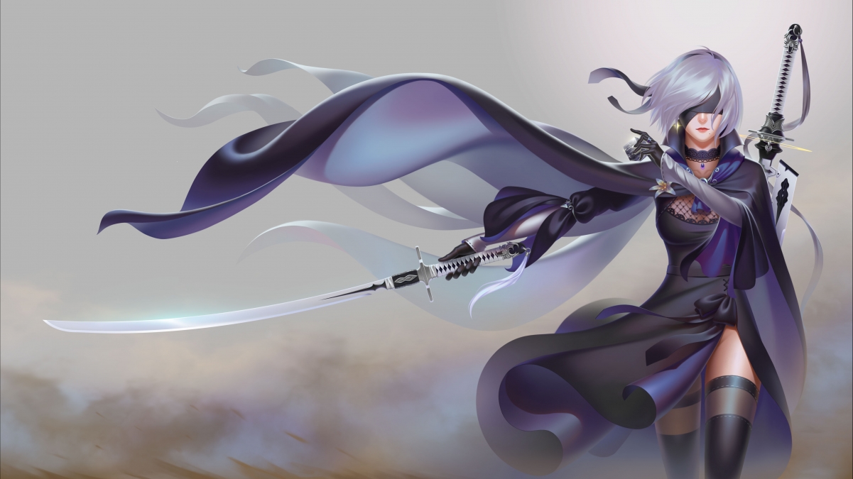 2b Miss Sister Neil 4K Wallpaper