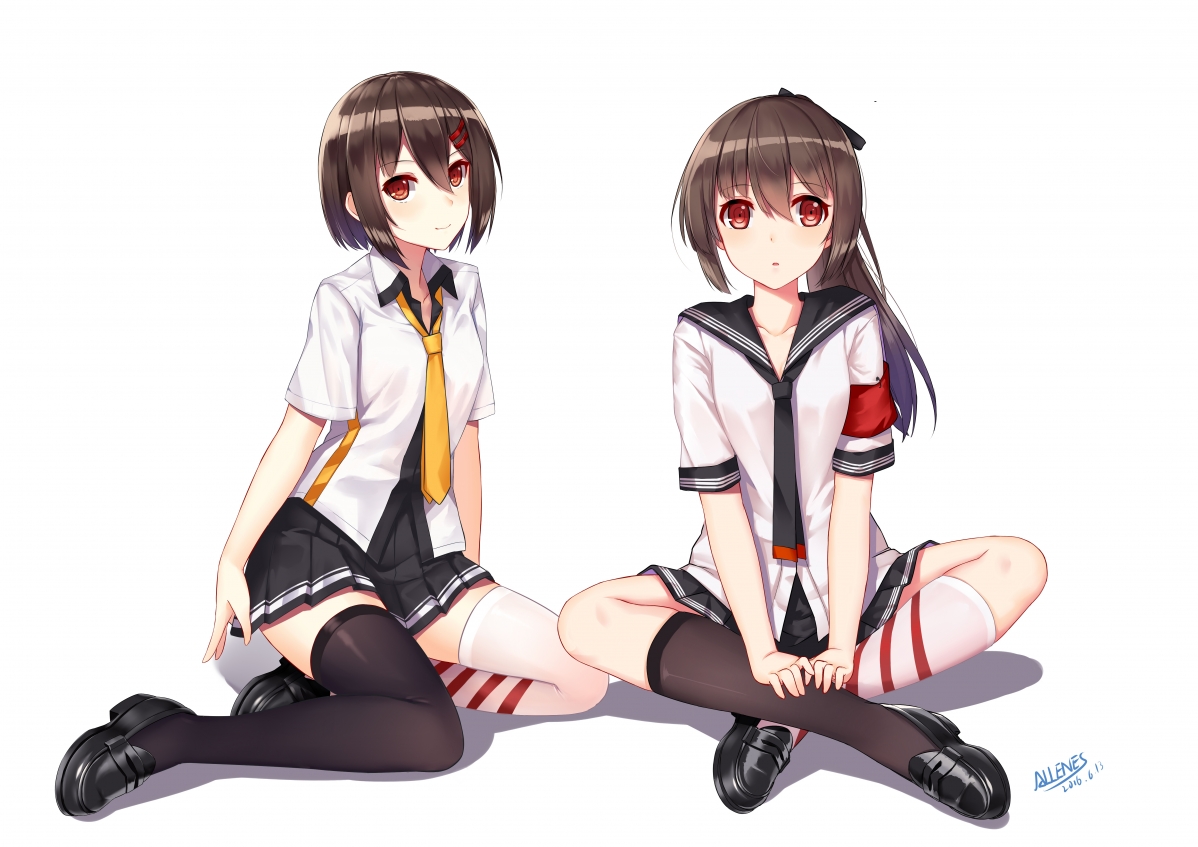 Battleship girl Ayanami Shikami 5k action