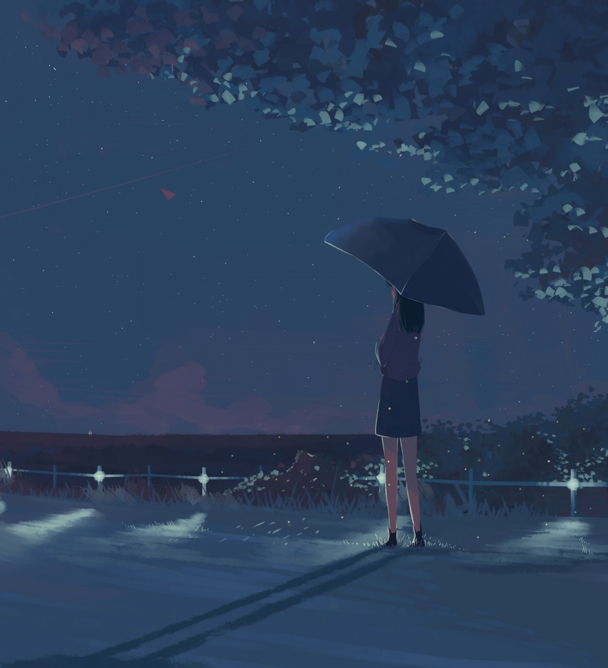 I saw it in the refraction of raindrops