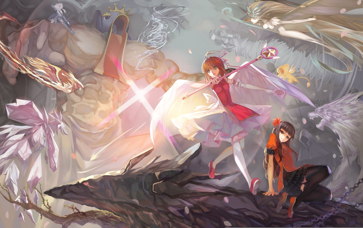 Art Anime Girl Angel II