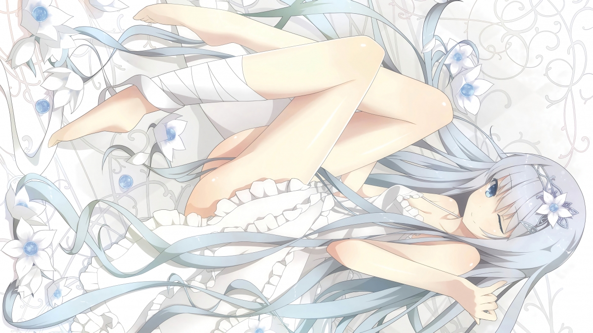 Beautiful girl on white background 4k motion