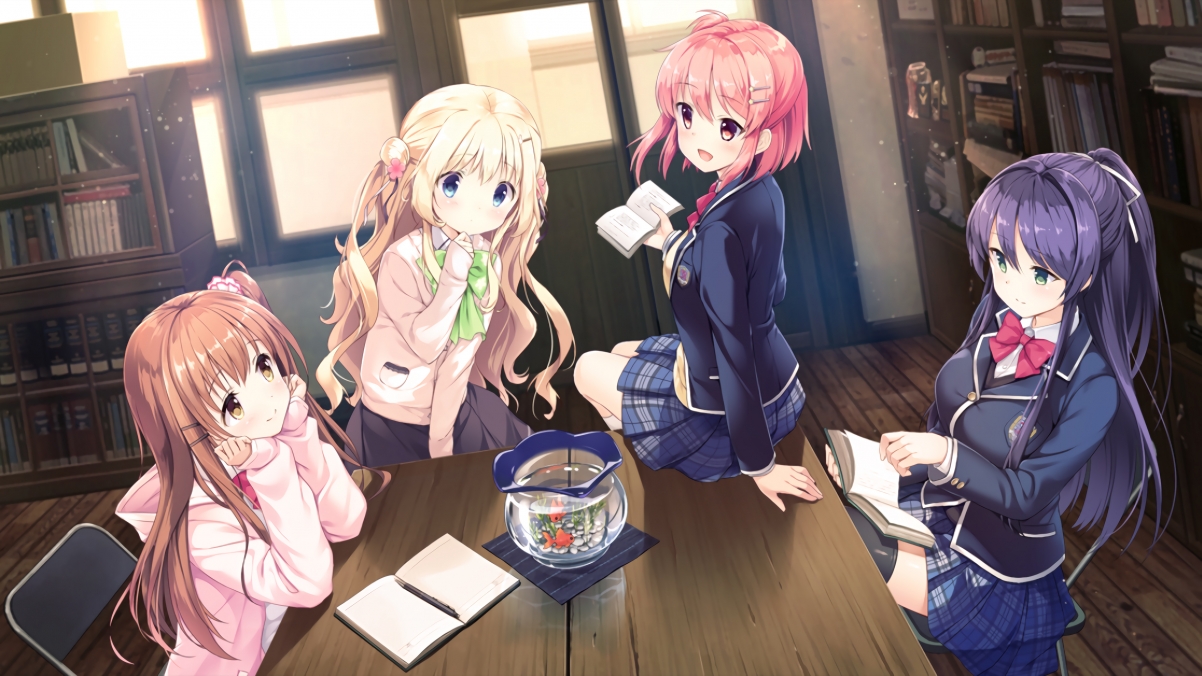 Library, study room, desk, four available