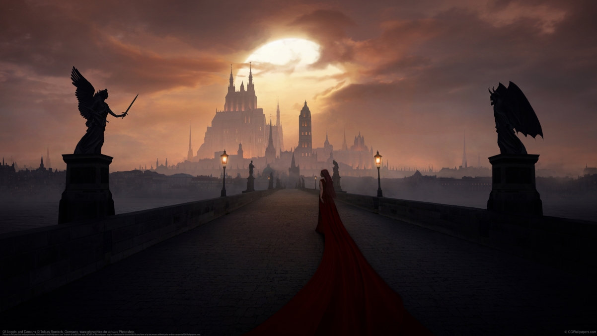 Angels and Demons 4k Wallpaper