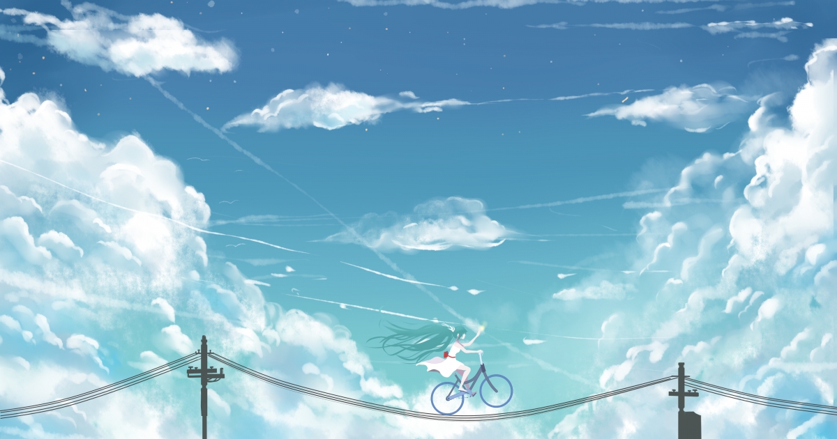 Sky Cloud VOCALOID Hatsune Mi
