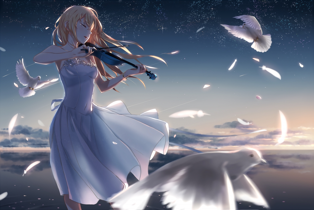 Sky Maiden Violin Dove
