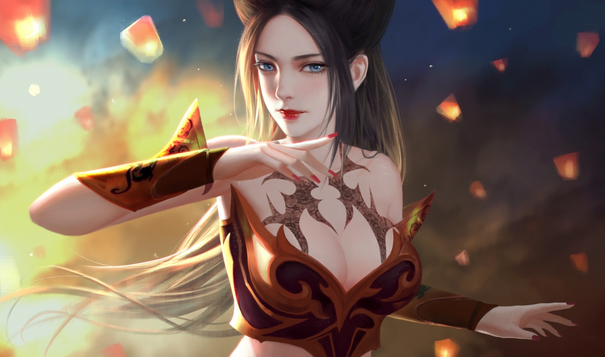 Skyline Nine Songs of Flame Ling Ji 4k HD Wall