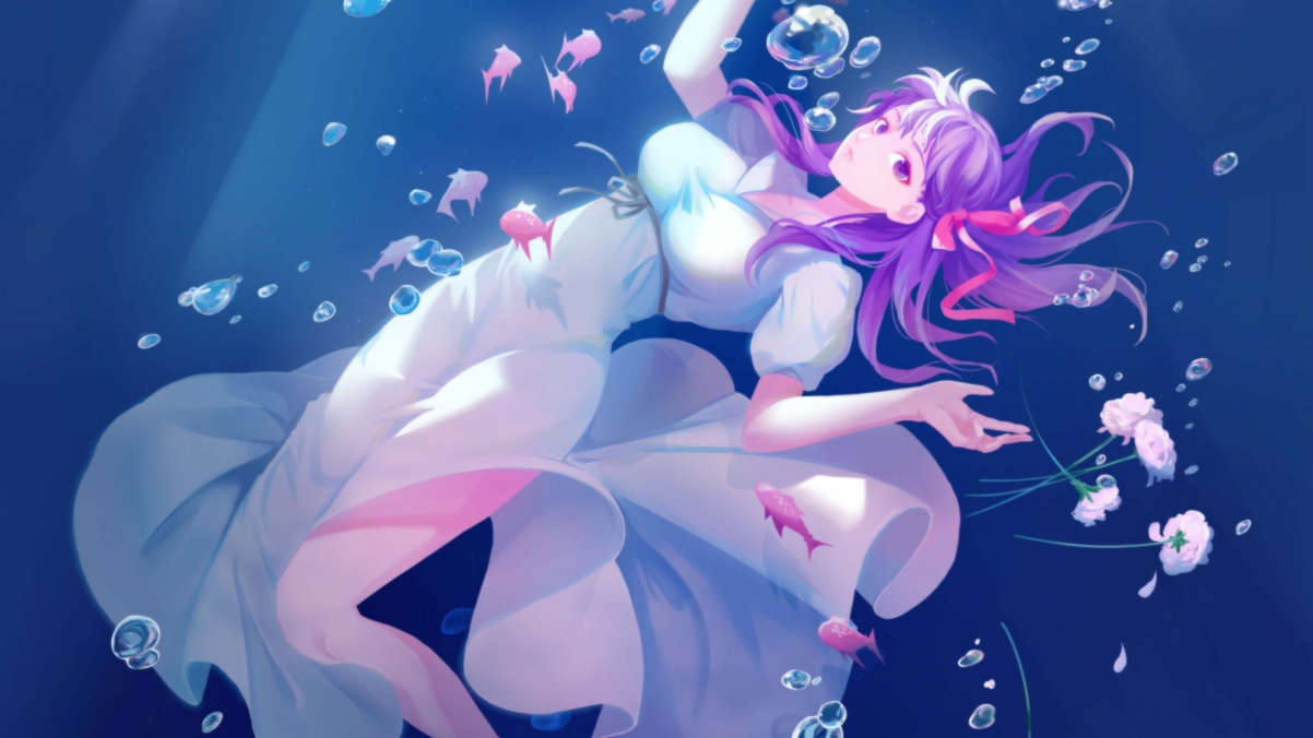 Underwater girl fate stay ni