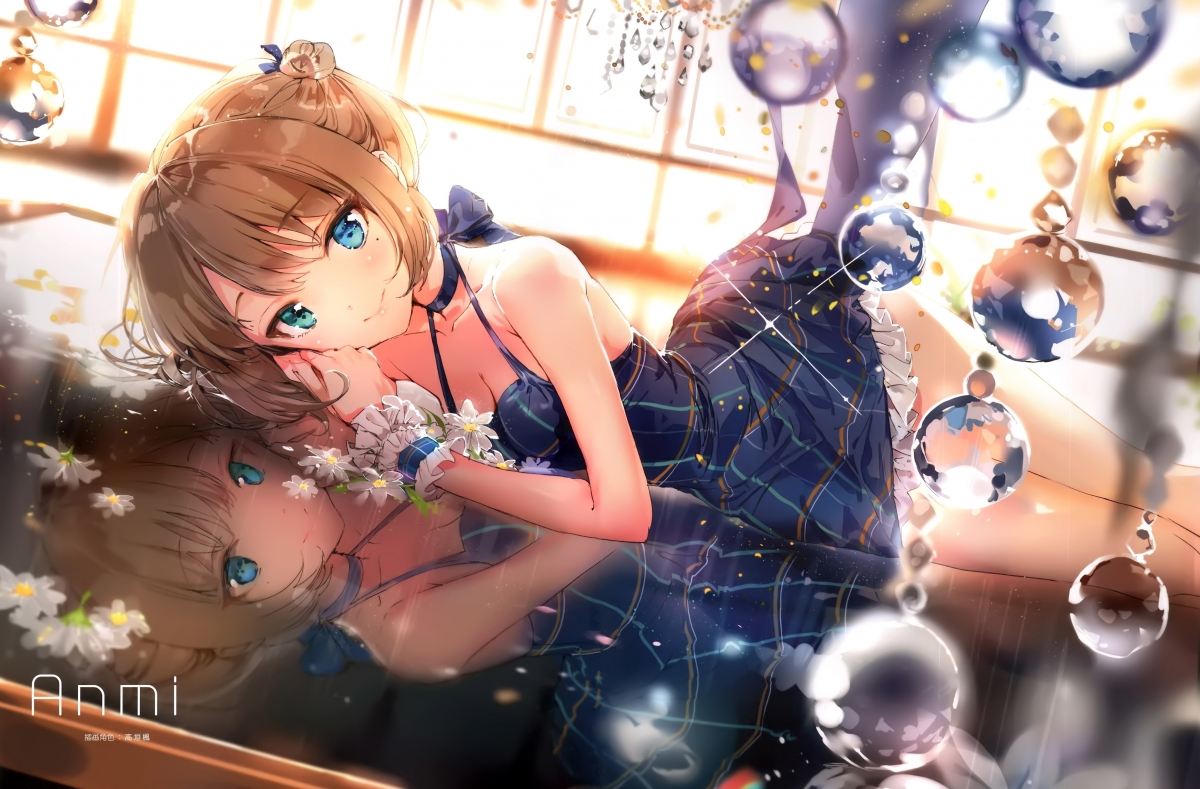 Crystal ball girl smile idol big