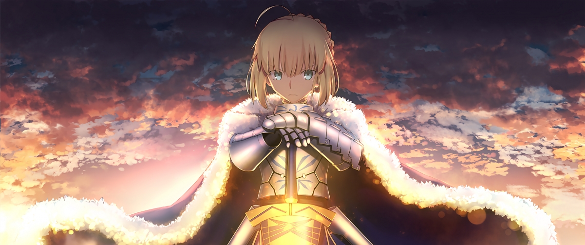 Holy Grail War King Arthur 3440x144
