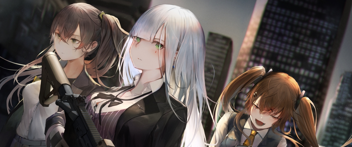 Girls Frontline 3440x1440 with fish screen
