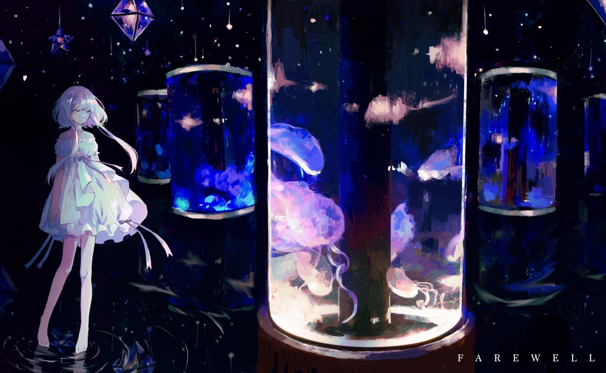 Girl fantasy beautiful art 4k motion