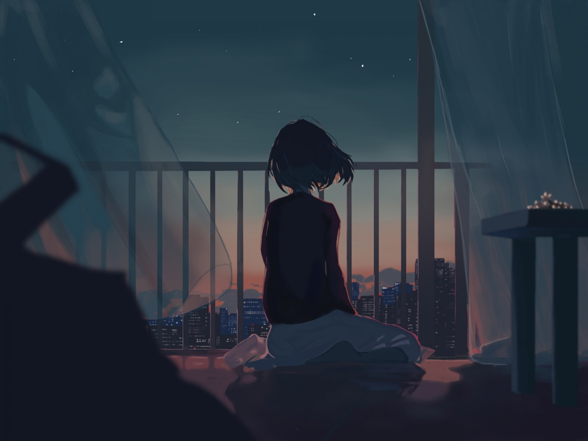 Teenage girl city curtains