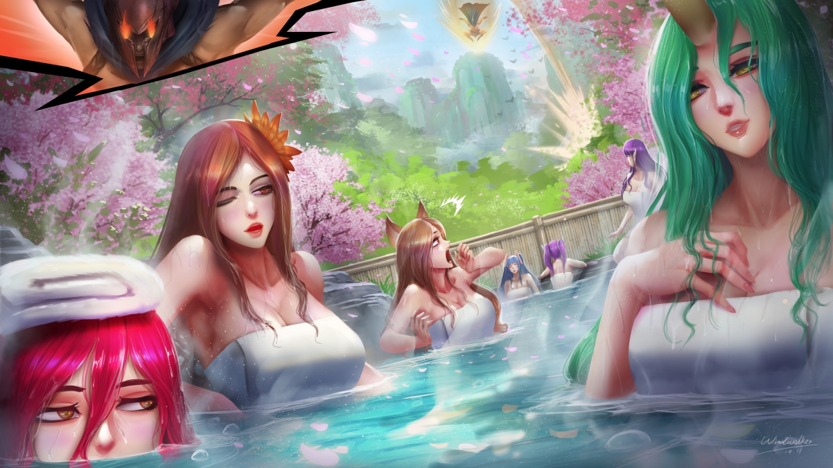 Valley Flower Hot Spring Beauty Bathing