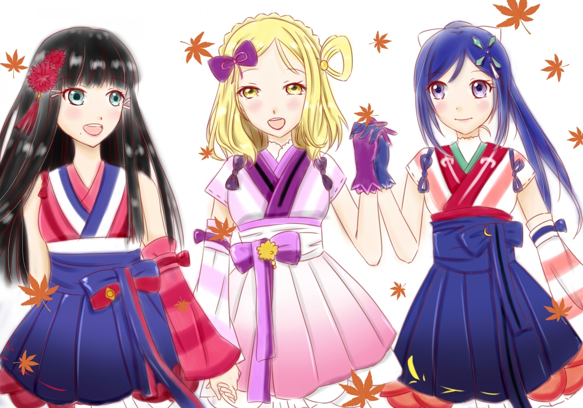 Three Girls Friendship 4k Anime Wallpaper