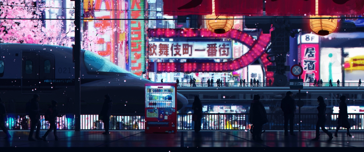 Japan High Speed ​​Rail Subway Station Street 34