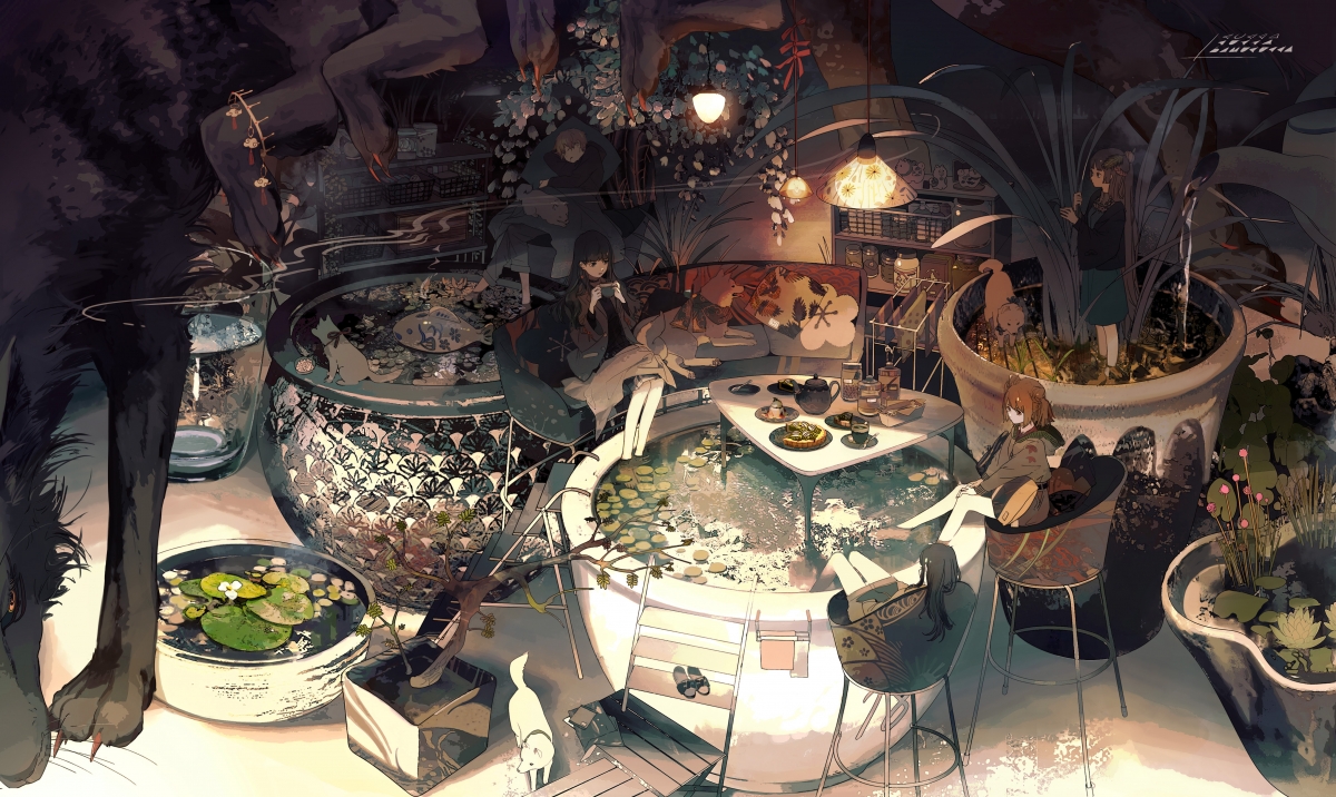 Inujin Water Lotus Pot Coffee Shop 5