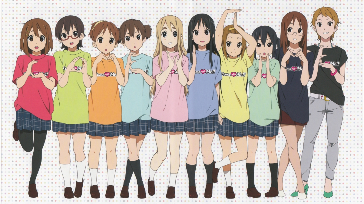 Light Tone Girl K-ON HD 4K Wallpaper