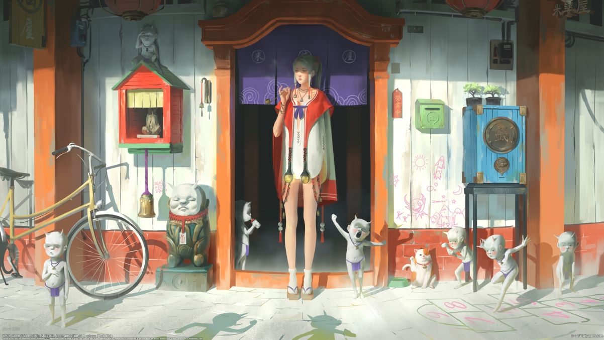 Witch Store 4k Wallpaper