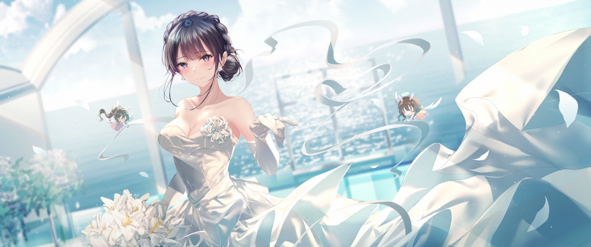 Makinohara Shoko 3440x1440 Hairtail