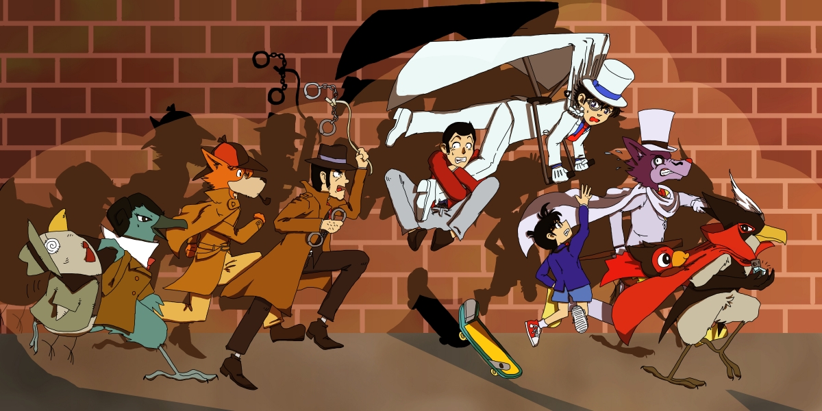 Detective Conan, the thief, detective and