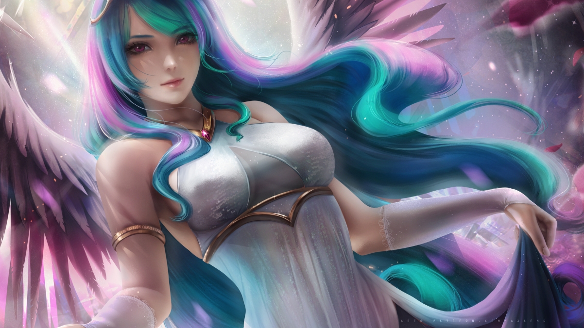 Beauty angel color hair dream