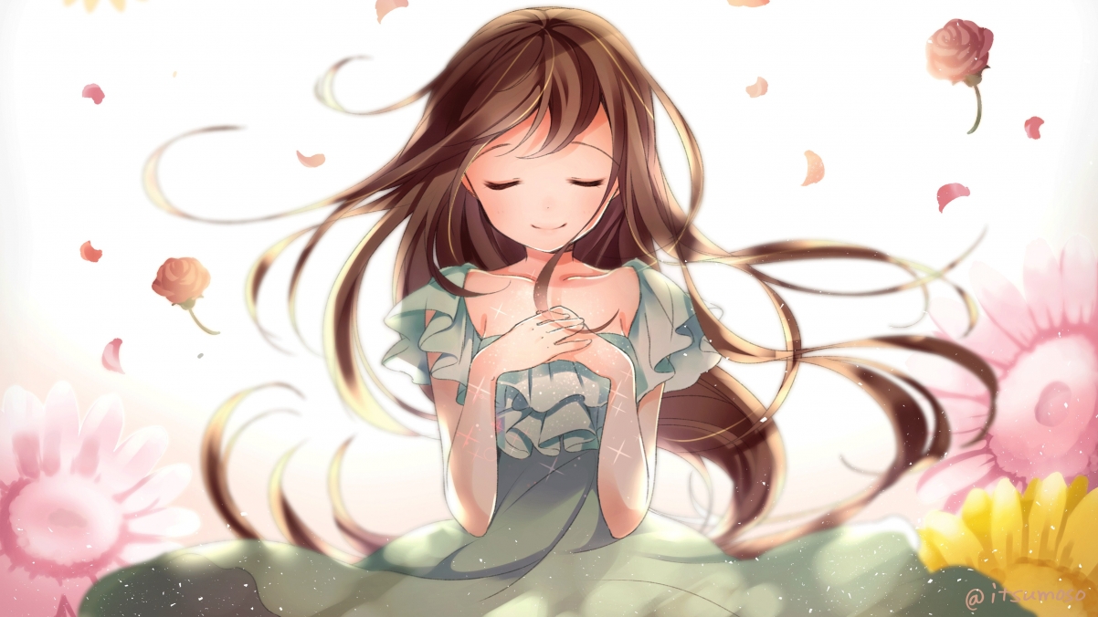 Beautiful Anime Girl 4K Wallpaper