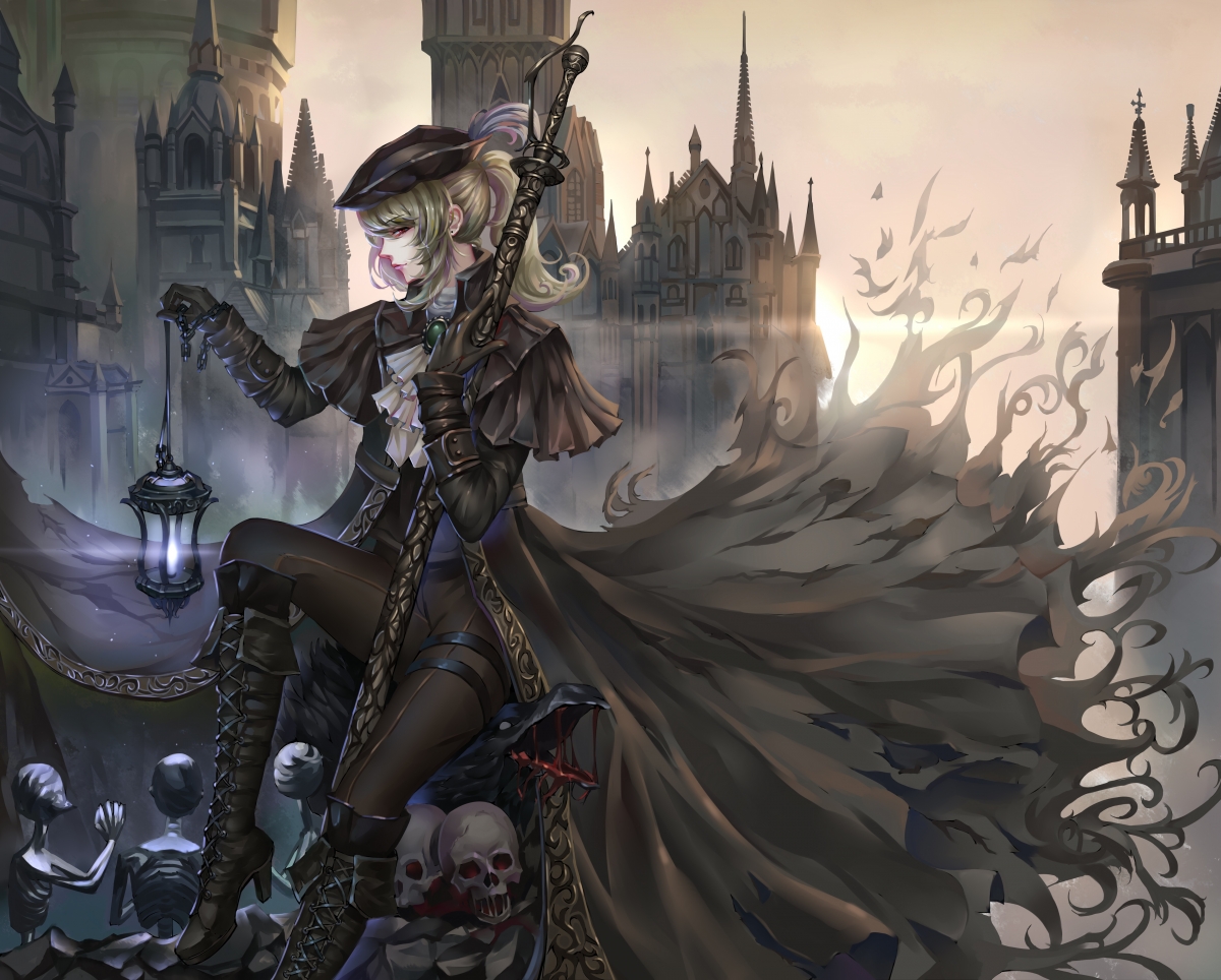 Lady Maria curses the old hunter with blood