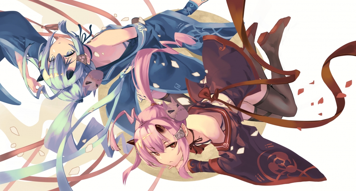 Raiden sisters Azur Lane 5k anime