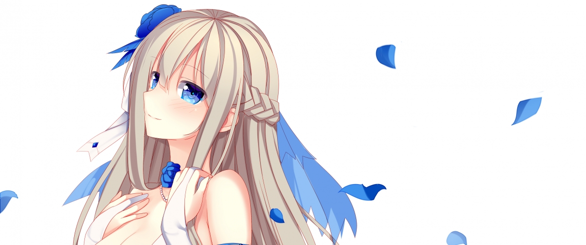 Blue Rose Battleship Girl 3440x14