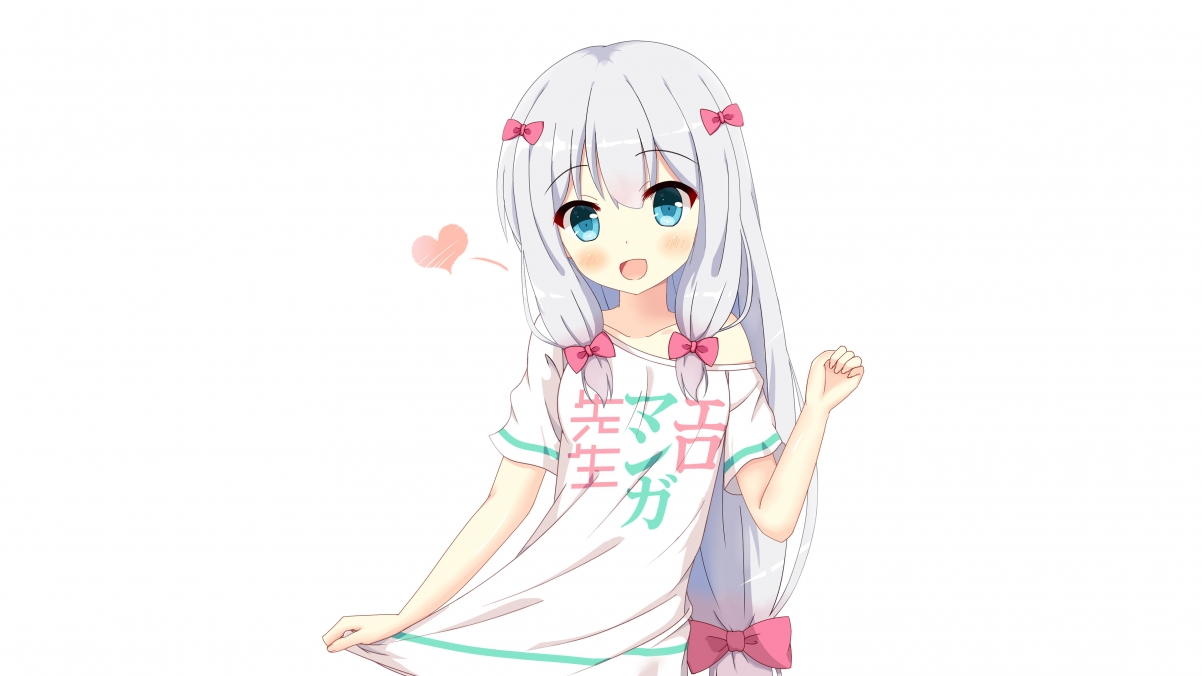 Cute little girl 4k anime wallpaper