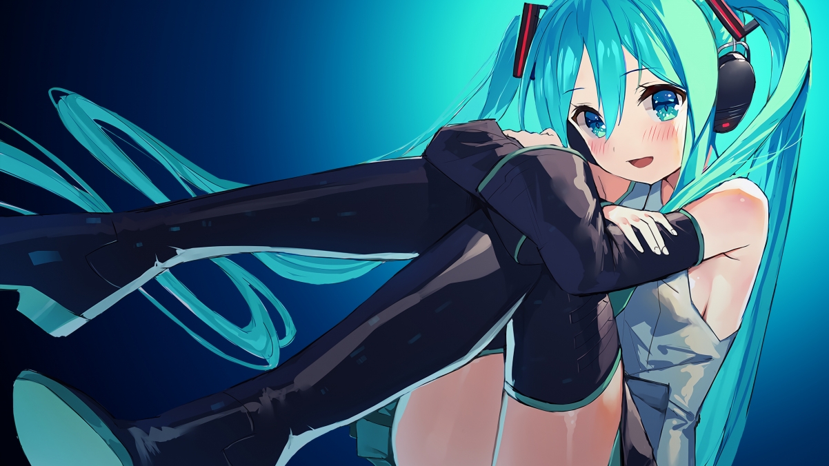 Cute Hatsune Miku Girls 4K Wallpaper
