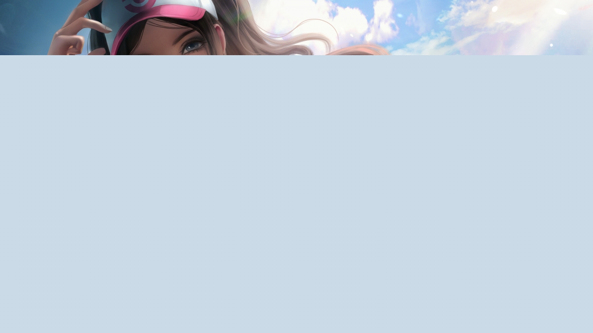 Cute Bikini Beauty Blue Hair Girl