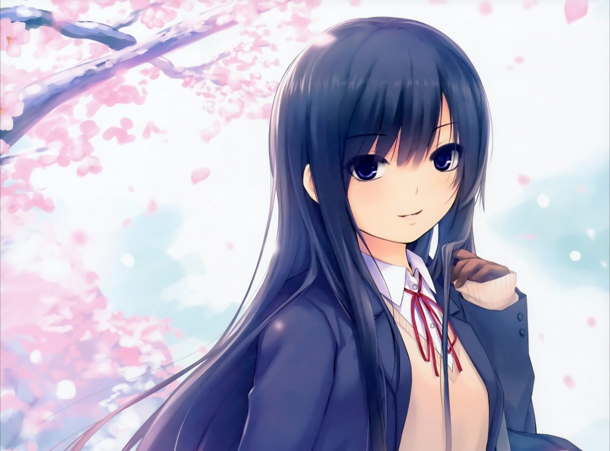 Coffee Noble Girl Anime 4K Wallpaper