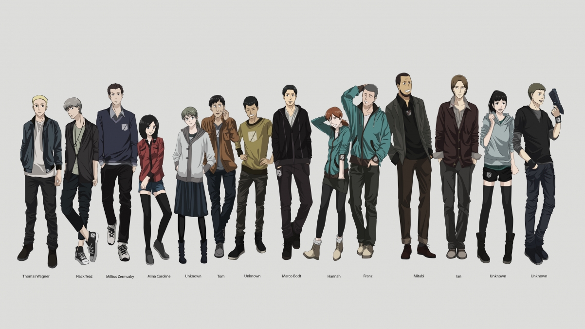 Attack on Giants Daquan 4k Wall