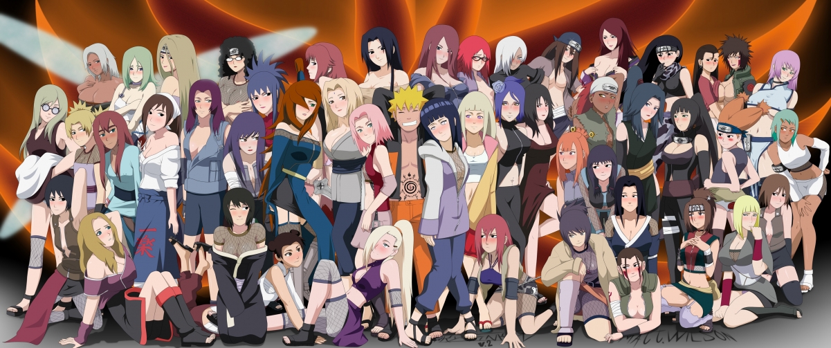 Naruto Characters Collection 3440x1