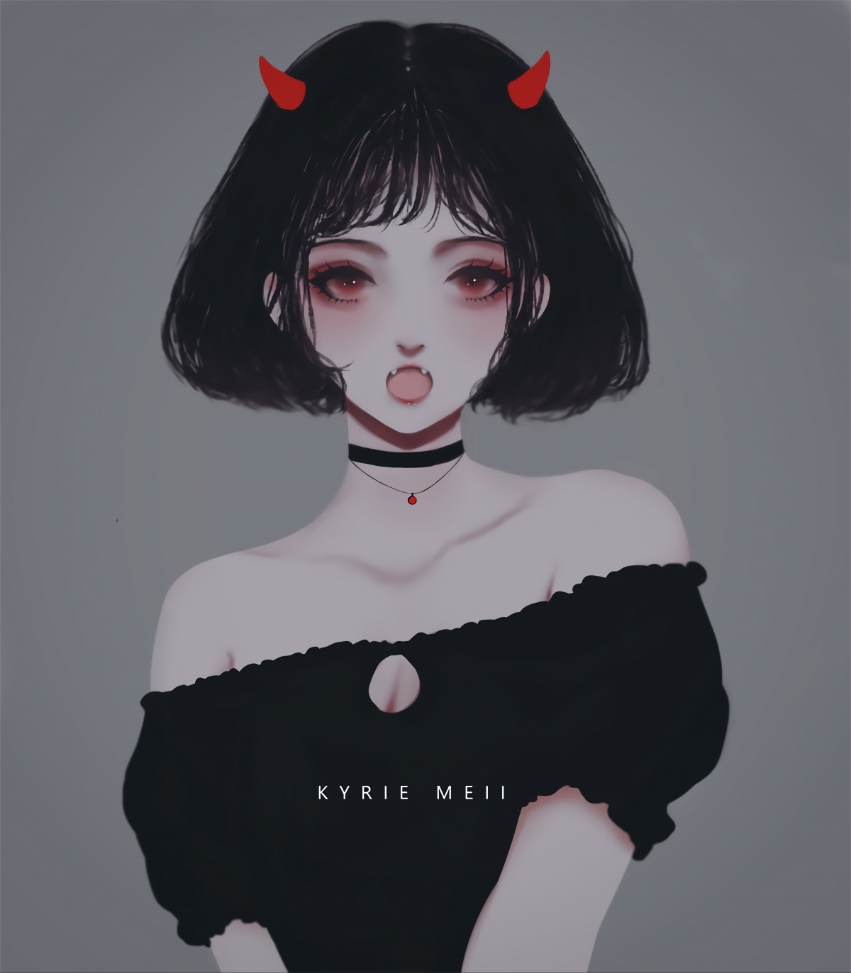 Illustrator kyrie mell anime girl
