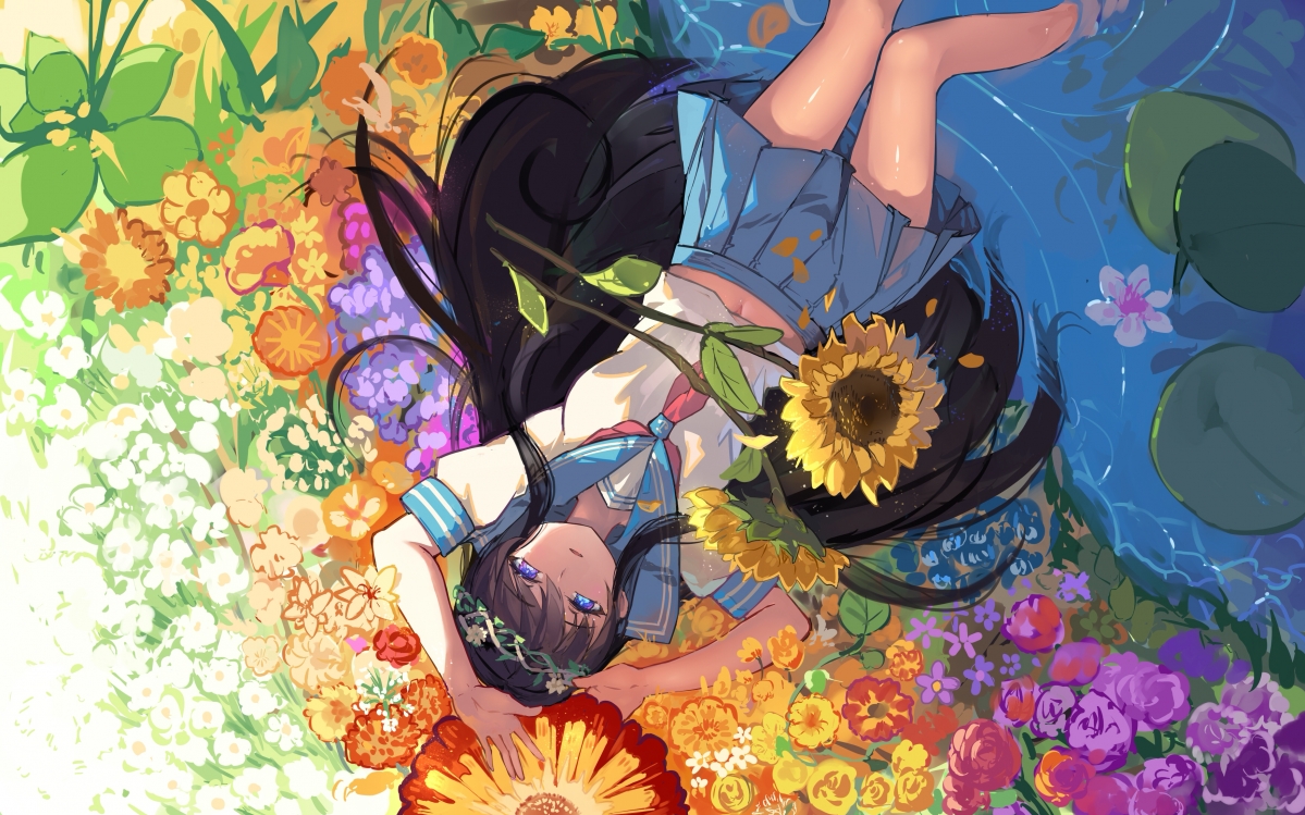 Flower Anime Wallpaper
