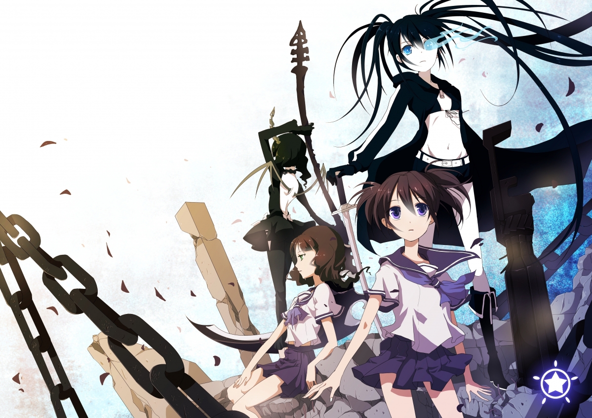 Black Rock Shooter 4K Anime Girl Wallpaper