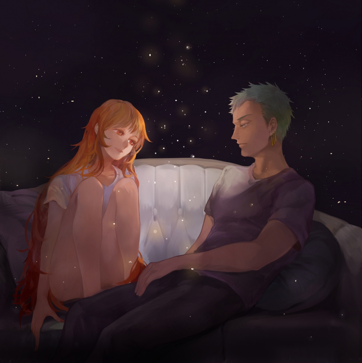 One Piece Zoro and Nami Wallpaper