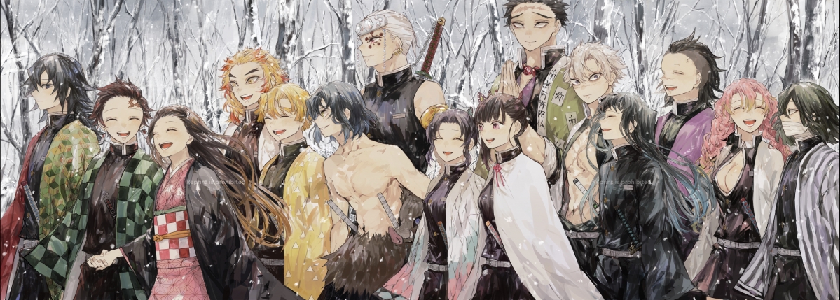 The 4th Anniversary of Demon Slayer: 5k Anime Picture