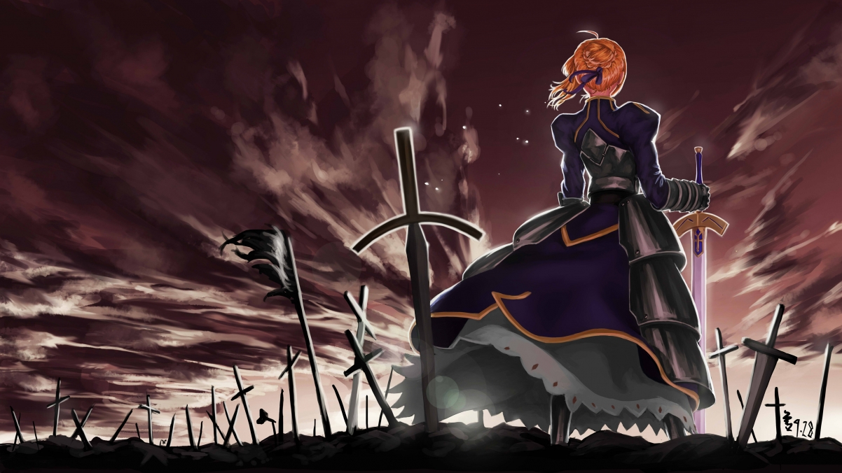 The lonely journey Saber fate 4