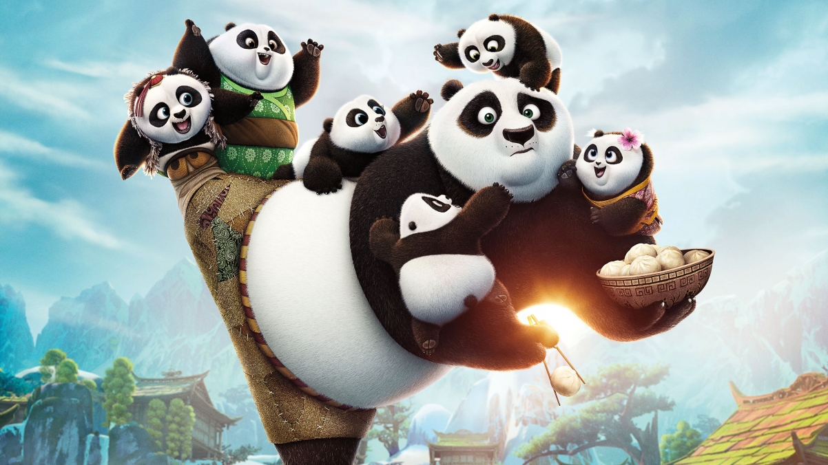 Kung Fu Panda 3 A Bao and Little Panda Gao