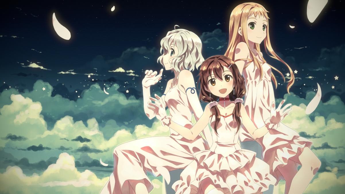 Two-dimensional cute girl 4K anime wall