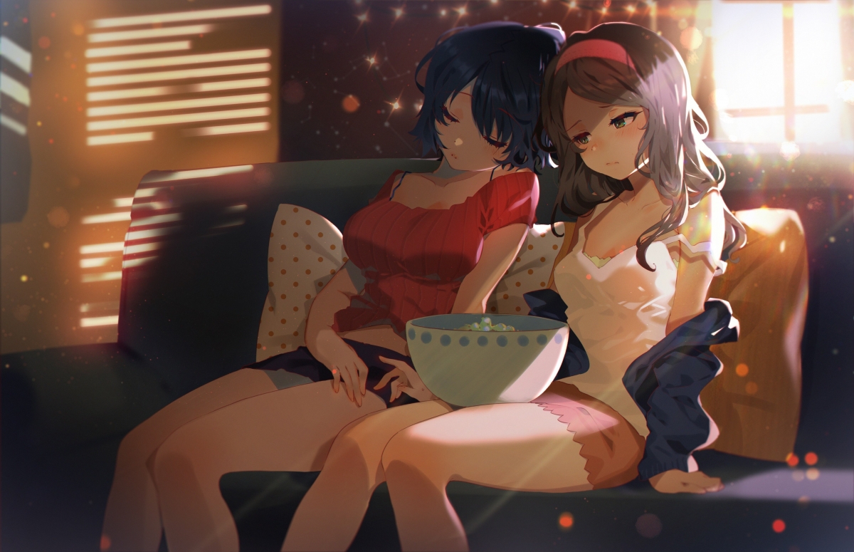 Two-dimensional anime girls big bowl 4